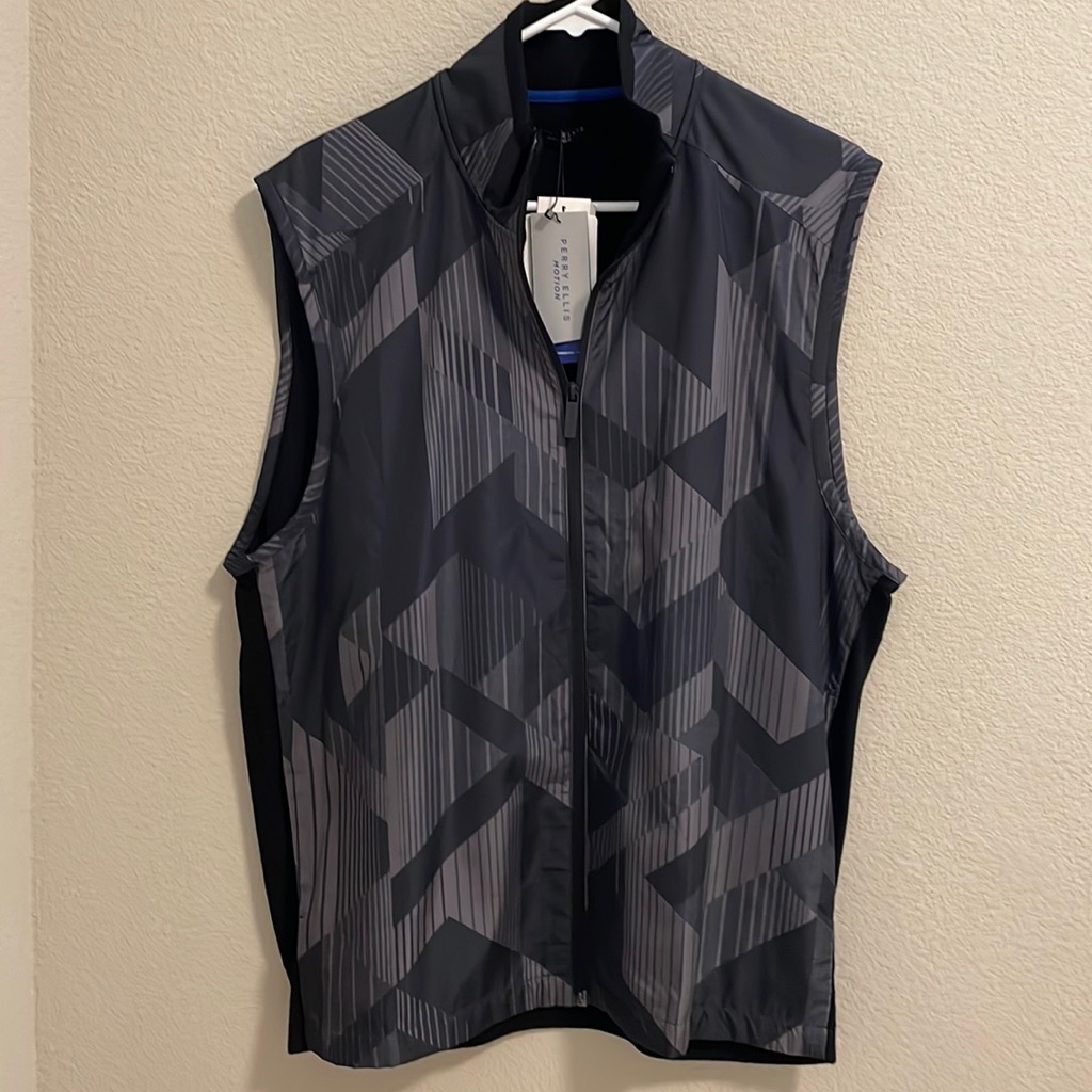 Perry Ellis Motion Men’s Full Zip Vest Xl